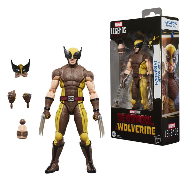 Deadpool & Wolverine Marvel Legends Action Figure Wolverine (Brown Suit) 15 cm 2