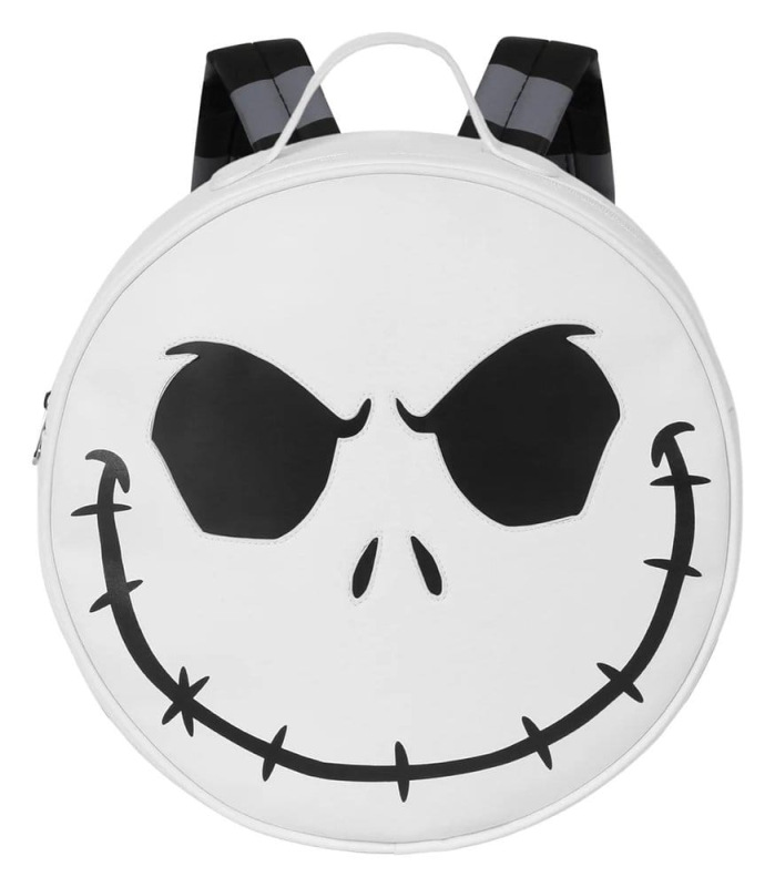 Nightmare before Christmas Round Shoulder Backpack Bone 1