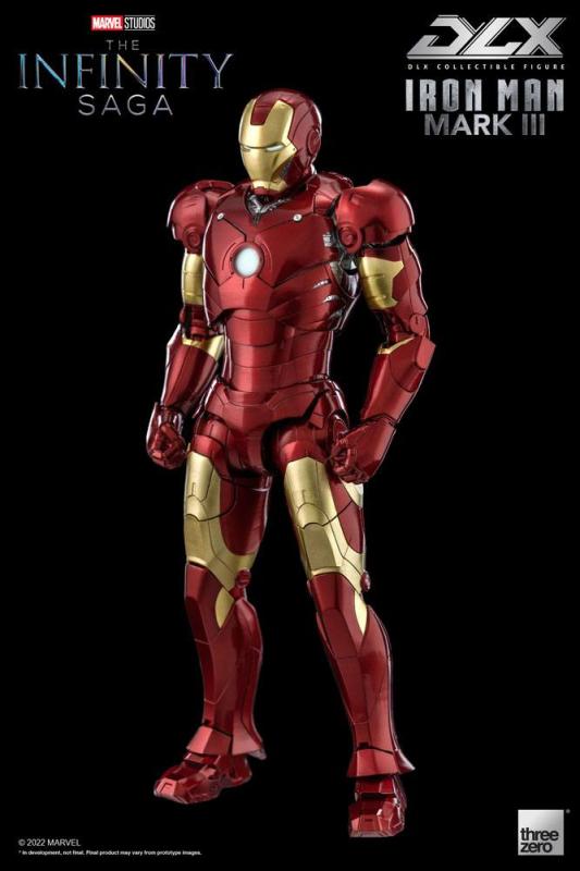 Infinity Saga: Iron Man Mark 3 1/12 DLX Action Figure - ThreeZero