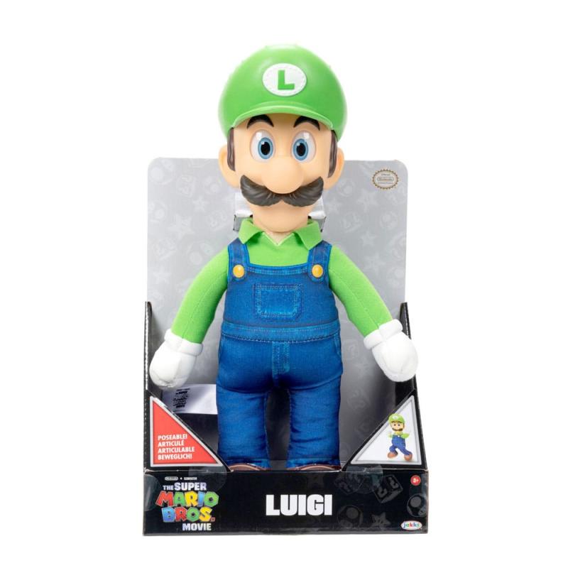 The Super Mario Bros. Movie Plush Figure Luigi 30 cm