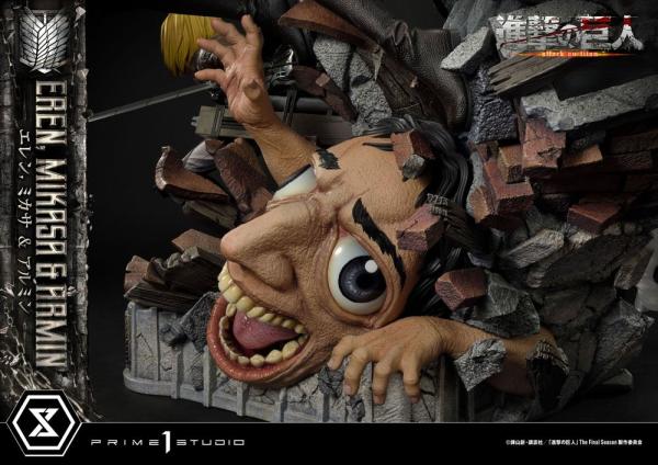 Attack on Titan: Eren, Mikasa, & Armin 72cm Masterline Statue - Prime 1 Studio