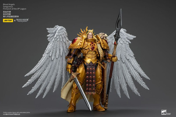 Warhammer The Horus Heresy Action Figure 1/18 Blood Angels Sanguinius Primarch of the IXth Legion 19 8