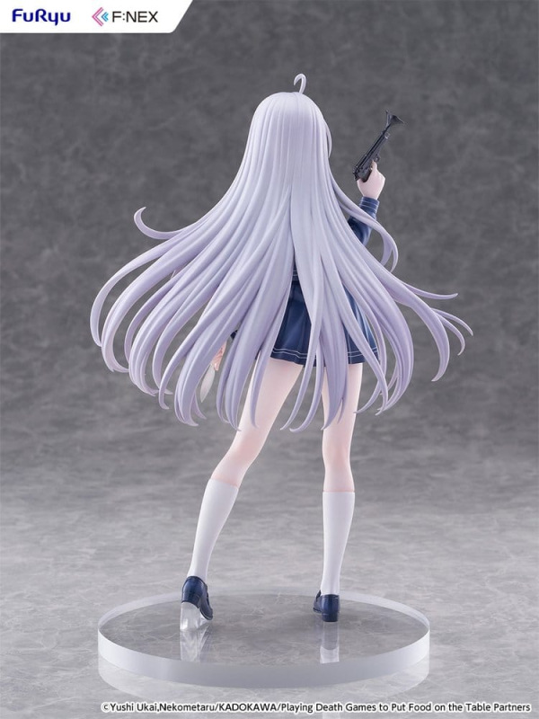 Playing Death Games to Put Food on the Table PVC Figure 1/7 Yuki School Uniform Ver. 24 cm 11