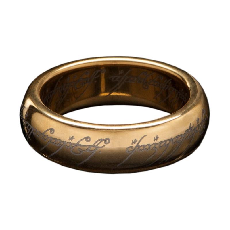 Lord of the Rings Tungsten Ring The One Ring (gold plated) Size 10