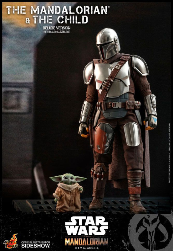 Star Wars The Mandalorian Action Figure 2-Pack 1/6 The Mandalorian & The Child Deluxe 30 cm 3