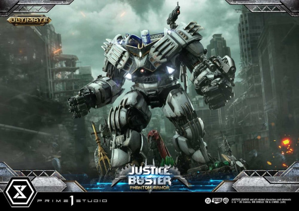 DC Comics Ultimate Museum Masterline Statue Justice Buster: Phantom Armor (Design By Josh Nizzi) Ult 8