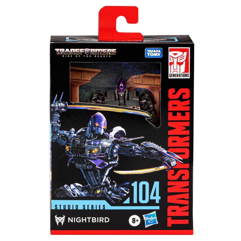 Transformers: Rise of the Beasts Generations Studio Series Deluxe Class Action Figure 104 Nightbird
