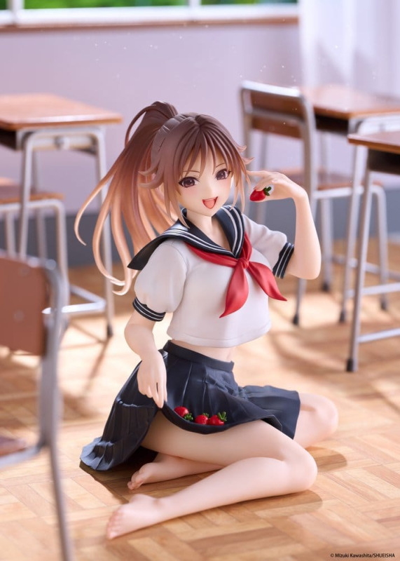 Strawberry 100% Desktop Cute PVC Figure Satsuki Kitaoji (School uniform Ver.) 18 cm 5
