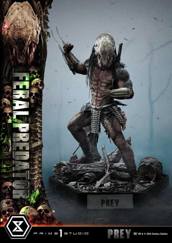 Prey (Movie) Museum Masterline Series Statue 1/3 Feral Predator Deluxe Version 89 cm 8