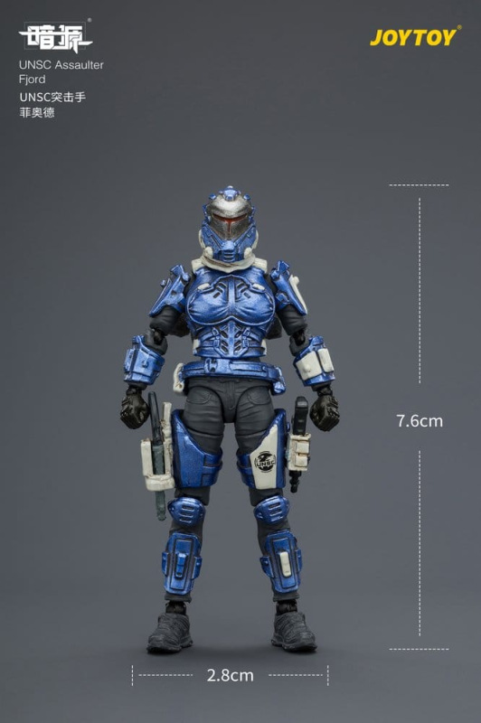 Dark Source UNSC Action Figure Assaulter Fjord 8 cm 9