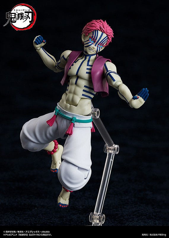Demon Slayer: Kimetsu no Yaiba Figma Action Figure Akaza 15 cm 4