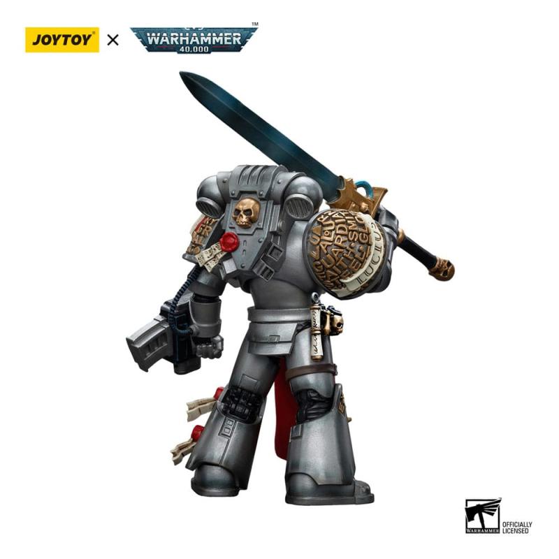 Warhammer 40k Action Figure 1/18 Grey Knights Strike Squad Justicar 12 cm