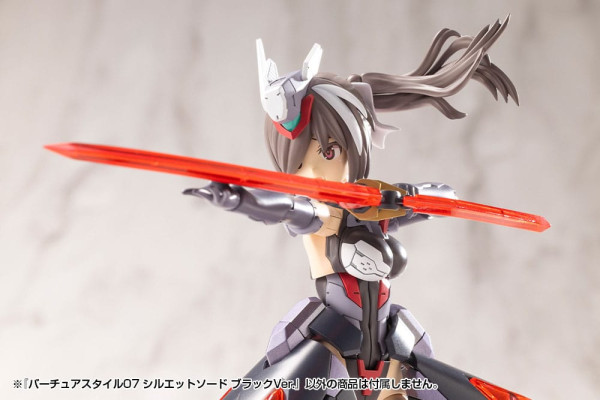 Kotobukiya M.S.G. Model Kit Accessory Set Virtuous Style 06 Silhouette Sword Black Ver. 7