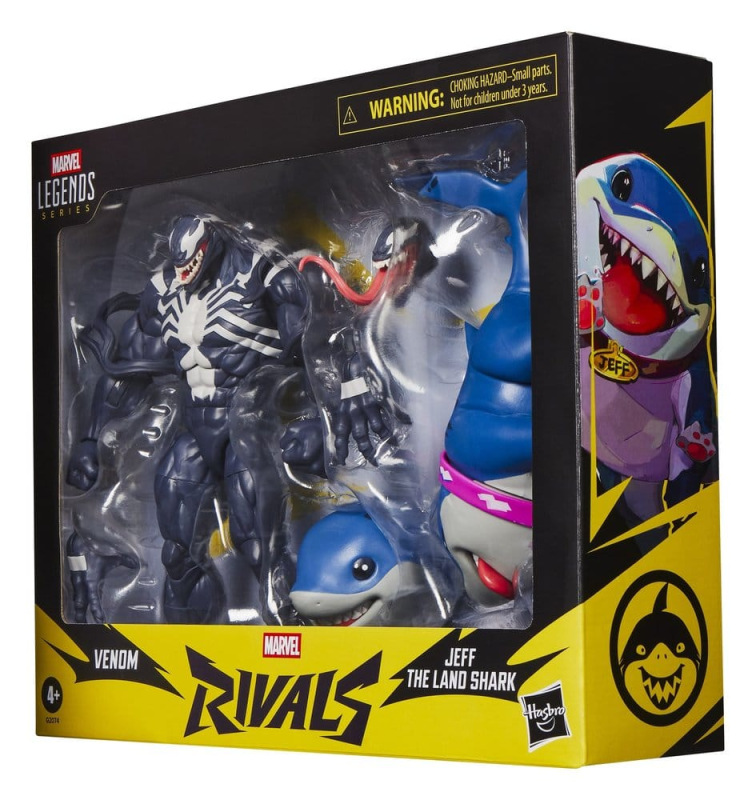 Marvel Rivals Marvel Legends Action Figure 2-Pack Venom & Jeff the Land Shark 15 cm 4
