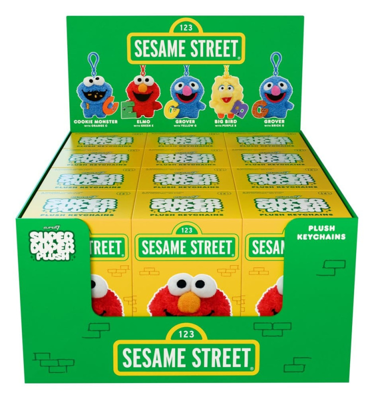 Sesame Street Super Duper Plush Figures Wave 01 Blind Box Display (12) 2