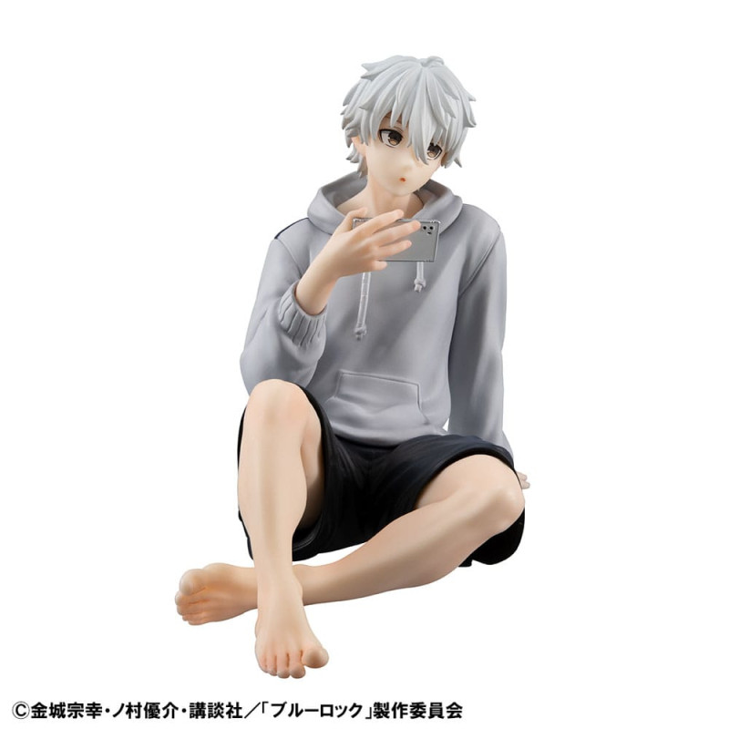 Blue Lock G.E.M. Series PVC Statue Seishiro Nagi Repaint Ver. Palm Size 9 cm 2