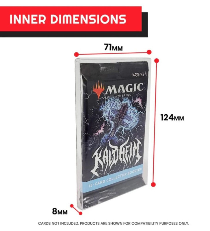 PET Protectors 10-Pack for Booster, Magic, Yu-Gi-Oh Cards 1