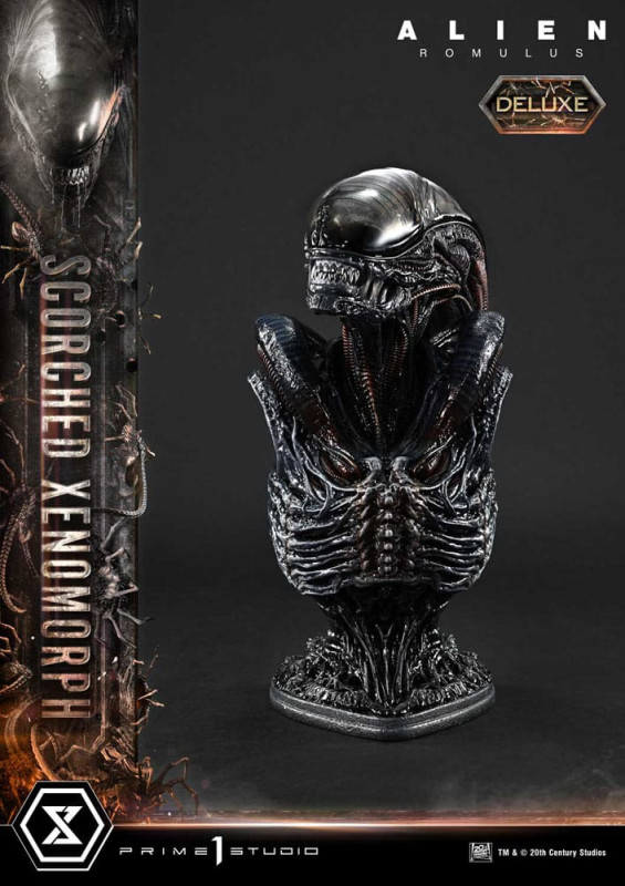 Alien: Romulus Museum Masterline XL Statue 1/3 Scorched Xenomorph Deluxe Bonus Version 98 cm 11