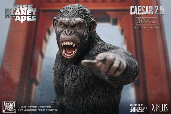 Rise of the Planet of the Apes: Caesar 2.0 Deluxe Version 30 cm Statue - Star Ace Toys