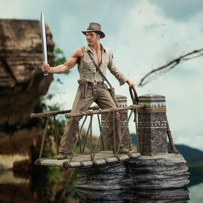 Indiana Jones and the Temple of Doom: Rope Bridge 28 cm PVC Statue - Diamond Select
