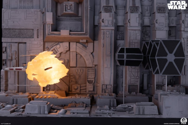 Star Wars Movie Moments Mini Scale Diorama Trench Run 23 cm 13