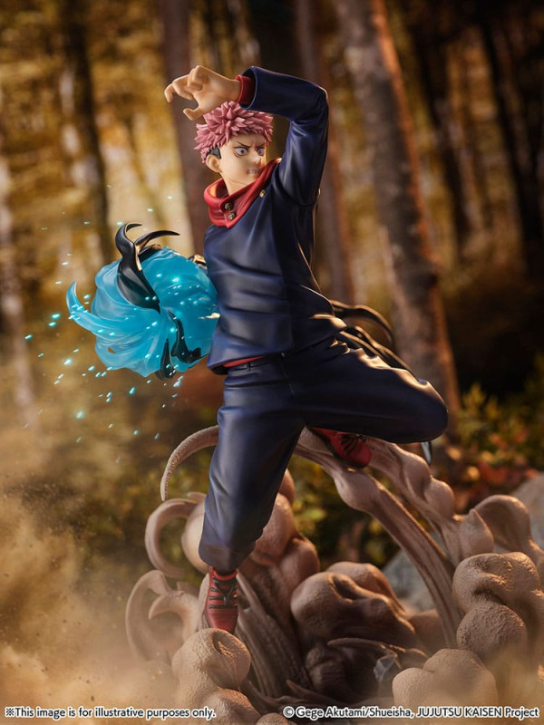 Jujutsu Kaisen SHIBUYA SCRAMBLE FIGURE PVC Statue 1/7 Yuji Itadori 31 cm 9