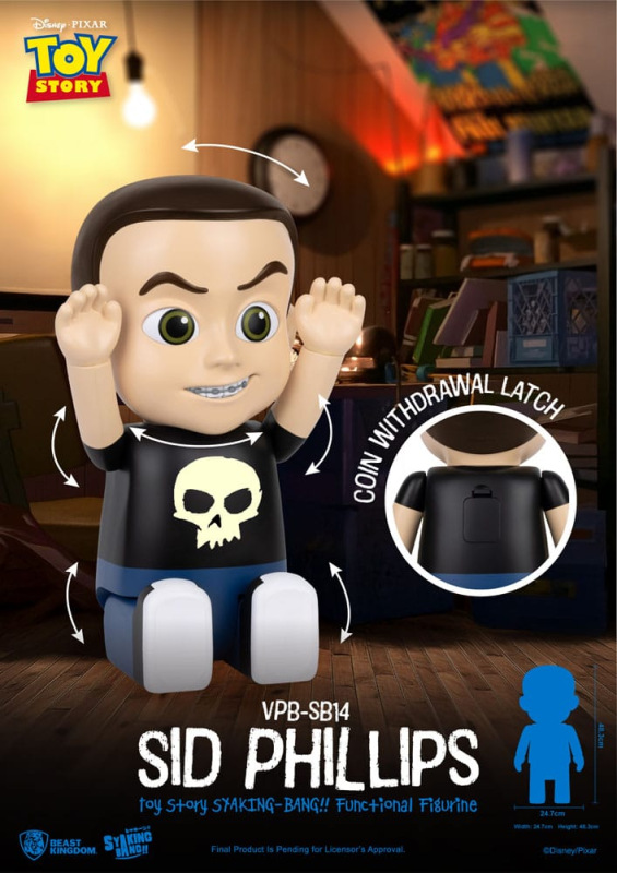 Toy Story Piggy Vinyl Bank Sid Phillips 48 cm 2