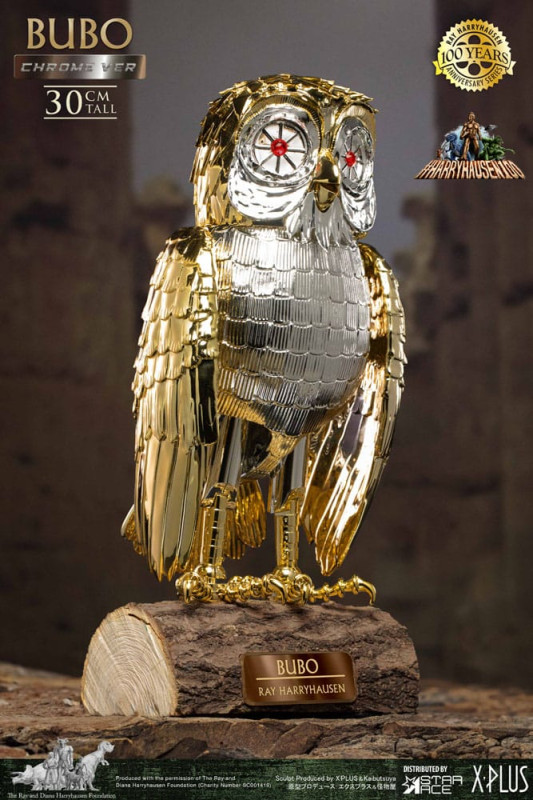 Bubo the Mechanical Owl Soft Vinyl Statue Ray Harryhausen's Bubo Chrome Ver. 30 cm 6