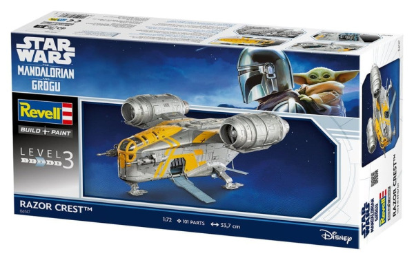 Star Wars The Mandalorian and Grogu Revell Model Kit 1/72 Razor Crest 34 cm 9