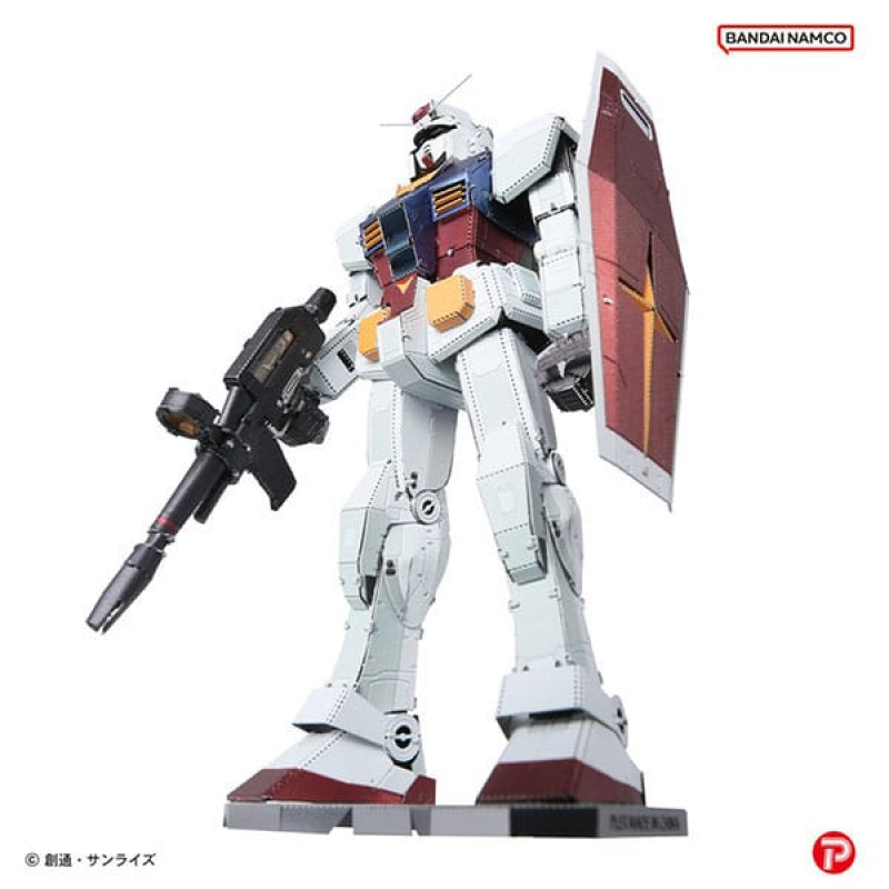 Mobile Suit Gundam Metallic Nano Puzzle Model Kit RX-78-2 12 cm 1