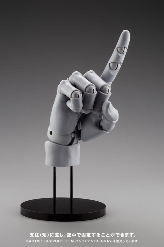 Takahiro Kagami PVC Artist Support Item 1/1 Hand Model/L -Gray- 21 cm 9