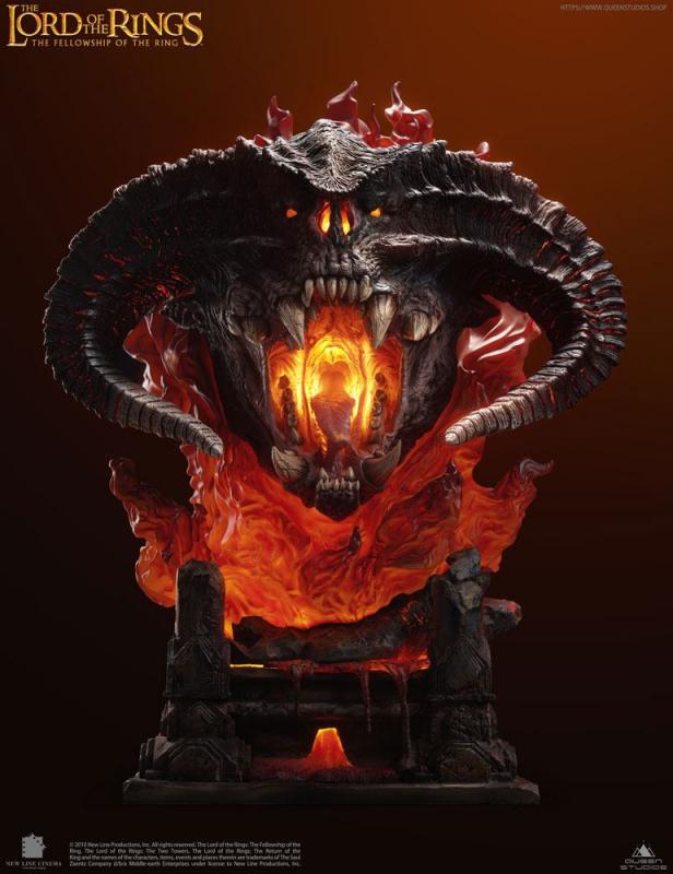 Lord of the Rings: Balrog Bust 1:1Polda Edition Version II (Flames & Base) 164 cm - Queen
