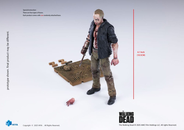 The Walking Dead Exquisite Mini Series Actionfigur 1/18 Merle 11 cm 3