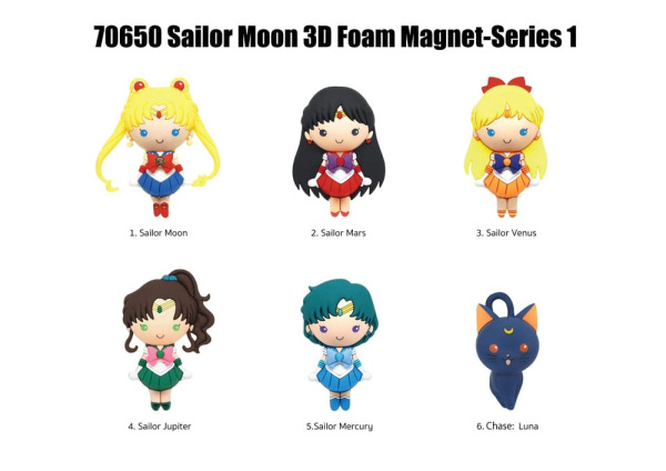Sailor Moon Magnets blind pack Series 1 Display (12) 2