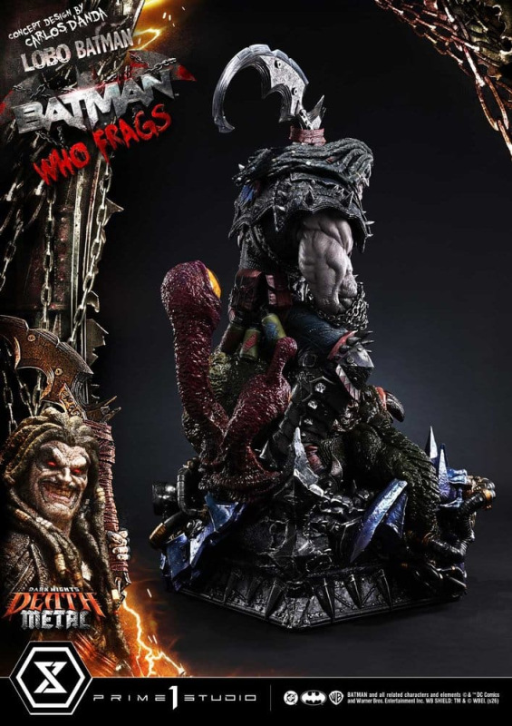 Dark Nights: Death Metal Museum Masterline Statue 1/3 Lobo Batman: Batman Who Frags Deluxe Bonus Ver 11