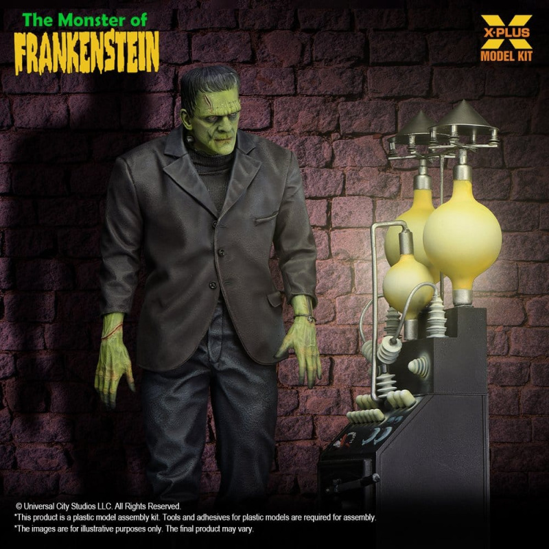 Frankenstein Plastic Model Kit 1/8 The Monster of Frankenstein 27 cm 7