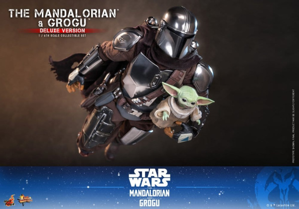 Star Wars: The Mandalorian & Grogu Movie Masterpiece Action Figure 1/6 The Mandalorian and Grogu (De 8