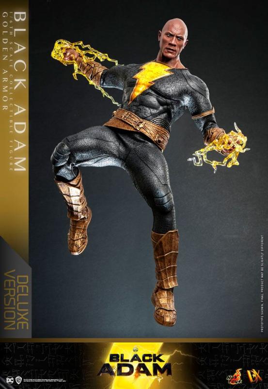Black Adam: Black Adam (Golden Armor) Deluxe Version 1/6 DX Action Figure - Hot Toys