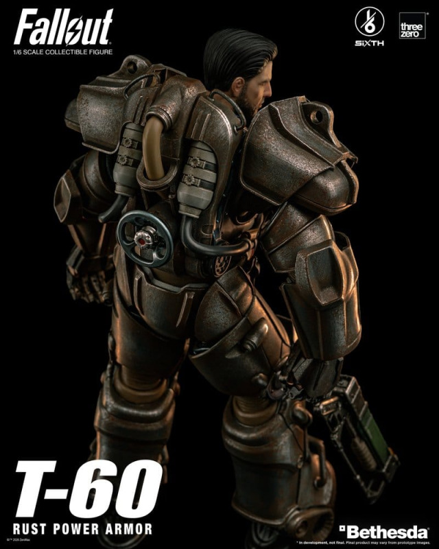Fallout Action Figure 1/6 T-60 Rust Power Armor 6
