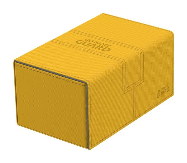 Ultimate Guard Twin Flip´n´Tray  Deck Case 160+ Standard Size XenoSkin Amber