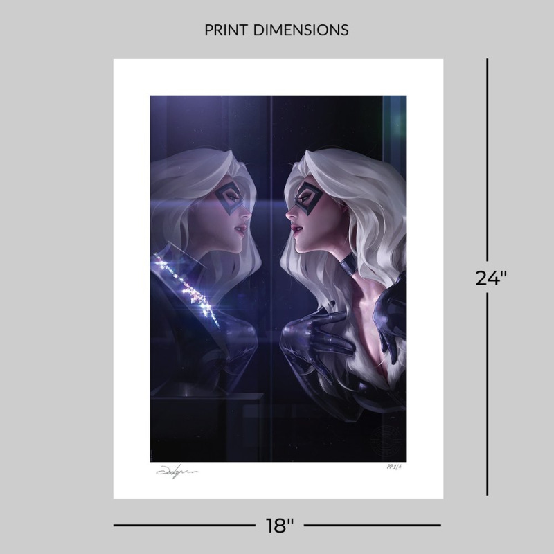 Marvel Fine Art Print Black Cat 46 x 61 cm - unframed 5
