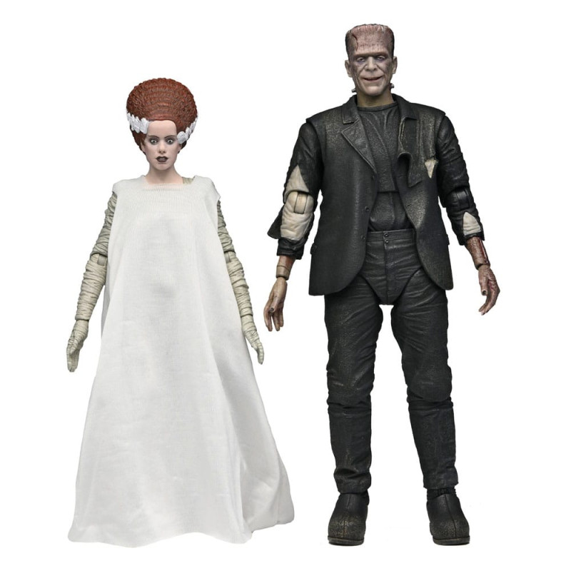Universal Monsters Action Figures 2-Pack Bride of Frankenstein 90th Anniversary The Monster & His Ma