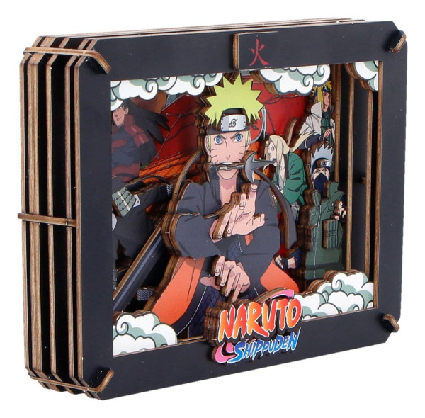 Naruto Model Kit Wooden Theatre Hokage (Medium) 10 cm 3
