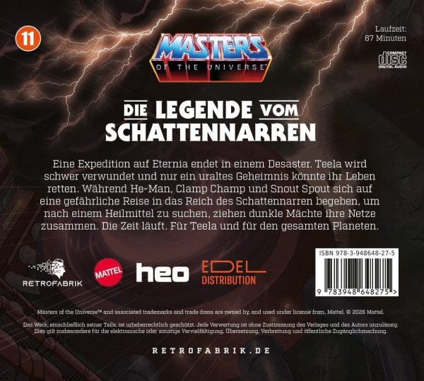 Masters of the Universe Radio Play CD Episode 11: Die Legende vom Schattennarren *German Version* 1