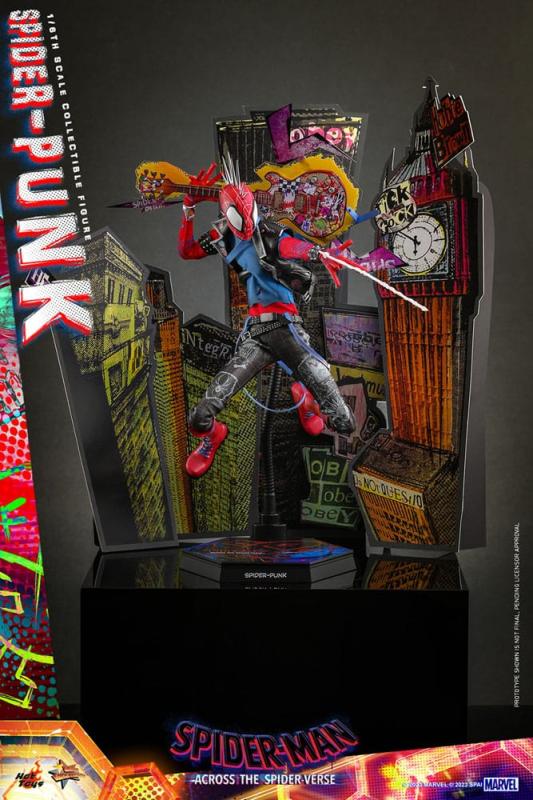 Spider-Man: Across the Spider-Verse Movie Masterpiece Action Figure 1/6 Spider-Punk 32 cm