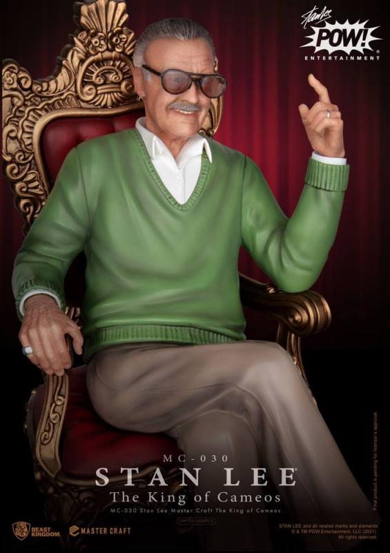 Stan Lee: The King of Cameos 33 cm Master Craft Statue - Beast Kingdom Toys 4