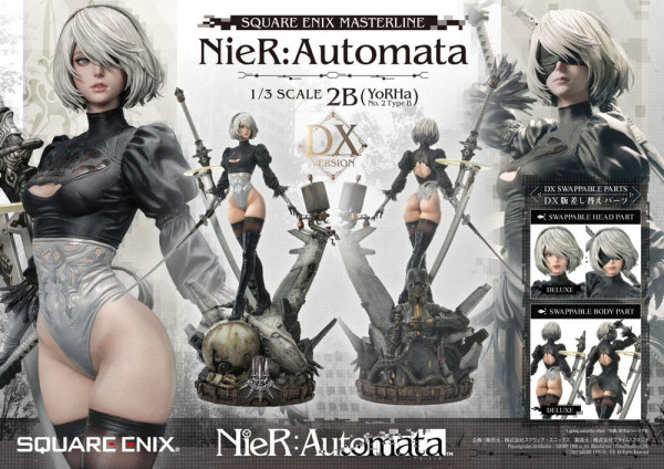 NieR Automata Statue 1/3 2B (YorHa No. 2 Type B) Deluxe Version 95 cm 1