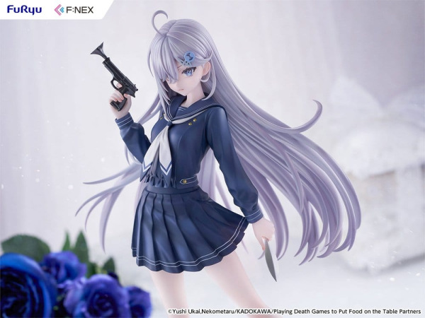 Playing Death Games to Put Food on the Table PVC Figure 1/7 Yuki School Uniform Ver. 24 cm 7