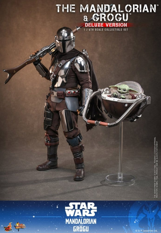 Star Wars: The Mandalorian & Grogu Movie Masterpiece Action Figure 1/6 The Mandalorian and Grogu (De 13