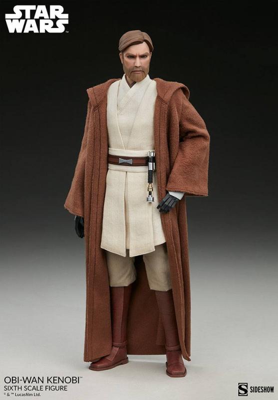 Star Wars The Clone Wars: Obi-Wan Kenobi 1/6 Action Figure - Sideshow Collectibles